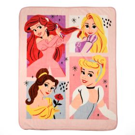 Disney Princess High Velour Pile Blanket, 59" x 78"