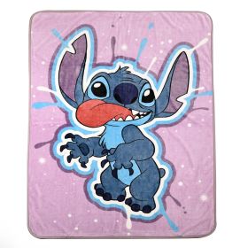 Disney Lilo & Stich Velour High Pile Blanket, 59" x 78"