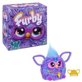 Furby Purple Interactive Plush Toy - English Version