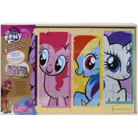 My Little Pony - Set of 7 Wood Puzzles with Storage Box