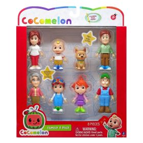 CoComelon Official 3" Family Figure 8 Pack