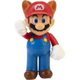 Super Mario Racoon Mario 2.5" Collectible Toy Action Figure