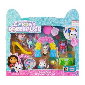 Gabby's Dollhouse Pandy Paws Birthday Figure Set