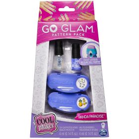 Go Glam Glitter Nails Refill Pattern Pack - Panda Paradise