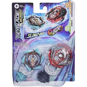 Beyblade Burst Surge Dual Collection Pack Hypersphere Eclipse Evo Devolos D5 and Slingshock Sphinx S4