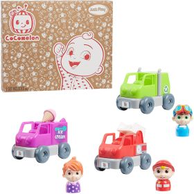 CocoMelon Build a Vehicle Playset 3 Pack