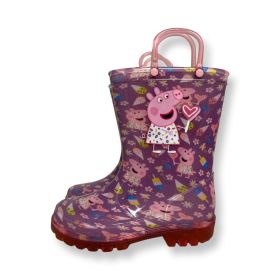 Peppa Pig Light-Up Rain Boots - Purple