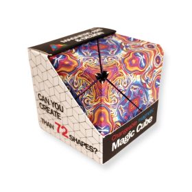 3D Changeable Magnetic Magic Cube, Shape Shifting Box Fidget Toy (Spaced Out Version)