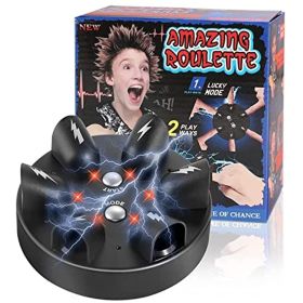 Lie Detector Test Shock Finger Game Shocking Shot Roulette Cogs of Fate Funny Electric Amazing Chance Toy Hand Buzzer Games Kids Adults Family Party