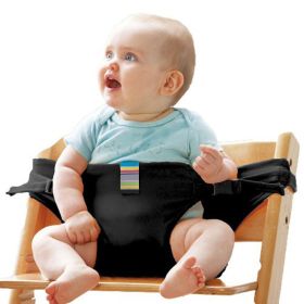 Portable Baby Chair Safety Cloth Harness for Infant Toddler Feeding Highchair Accessories