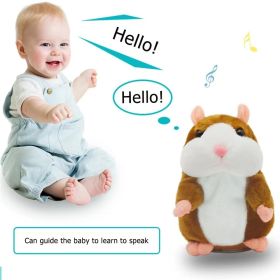 Learn To Repeat The Small Hamster Plush Toy Talking Hamster Doll Toy Record Children's Sducational Toys For Children's Gifts