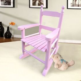 Childrens rocking light pink chair- Indoor or Outdoor -Suitable for kids-Durable