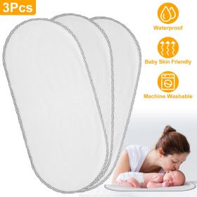 3Pcs Waterproof Changing Pad Liners Washable Reusable Changing Pad