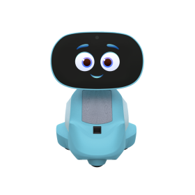 Miko 3: AI-Powered Smart Robot for Kids | STEM Learning & Educational Robot with Coding apps + Unlimited Games + programmable | Pixie Blue