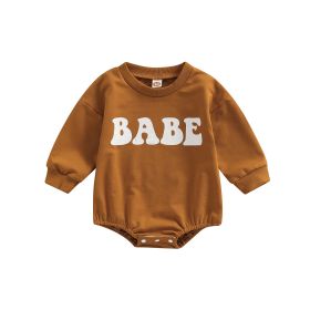 Baby Multi Color Khmer Printed Khaki 0-18 Months (Option: Camel BABE-60cm)